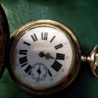 Стар Голям Сребърен часовник , снимка 2 - Антикварни и старинни предмети - 41911332
