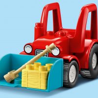 LEGO® DUPLO® Town 10950 - Фермерски трактор и грижи за животните, снимка 6 - Конструктори - 40202858