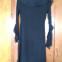  Mалка черна рокля/туника ,НОВА,размер М, снимка 14 - Рокли - 40570410