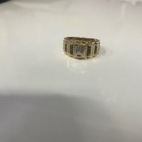 Златен пръстен 14 карата, снимка 4 - Пръстени - 42369100