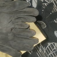  Велурени сиви  мъжки Кожени ръкавици /Аржентина /Абс нови /L/M /разпродава 1/4 цена  , снимка 5 - Ръкавици - 38882172