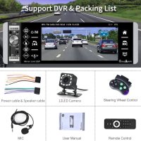 Нова Автомобилна уредба с Apple Carplay и Android Auto Bluetooth 1 Din за кола, снимка 7 - Аксесоари и консумативи - 40609014