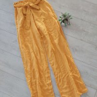 Нов жълт панталон, снимка 1 - Панталони - 41538639