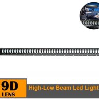 9D Off-Road Led Bar с лупи, 384 W, 134 см, снимка 2 - Аксесоари и консумативи - 42134713