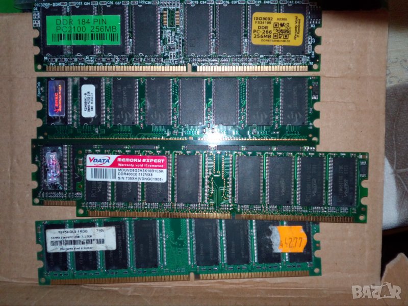 DDR1 RAM 256 Mb и 512 Mb за настолен компютър, снимка 1