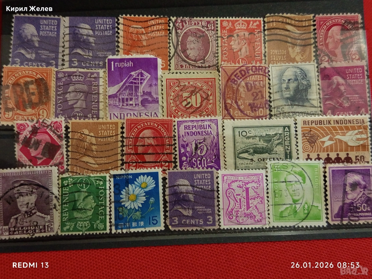 Стари пощенски марки от цял свят смесени СВЕТОВНИ ЛИДЕРИ за КОЛЕКЦИЯ ДЕКОРАЦИЯ 51580, снимка 1