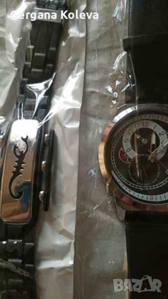 Мъжки часовник и гривна, снимка 1