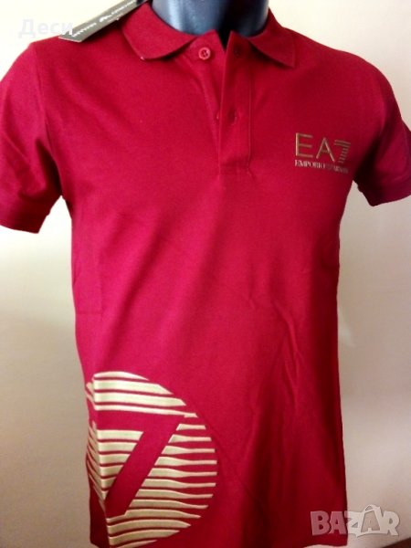 Мъжка polo тениска EMPORIO ARMANI EA7 с яка, снимка 1