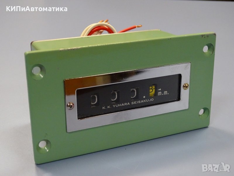 Електро-механичен брояч панелен K.K YUHARA Seisakujo R100 electromechanical counter , снимка 1