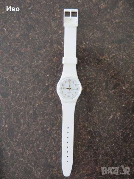 Рядък мъжки часовник Swatch White Bishop GW164, снимка 1