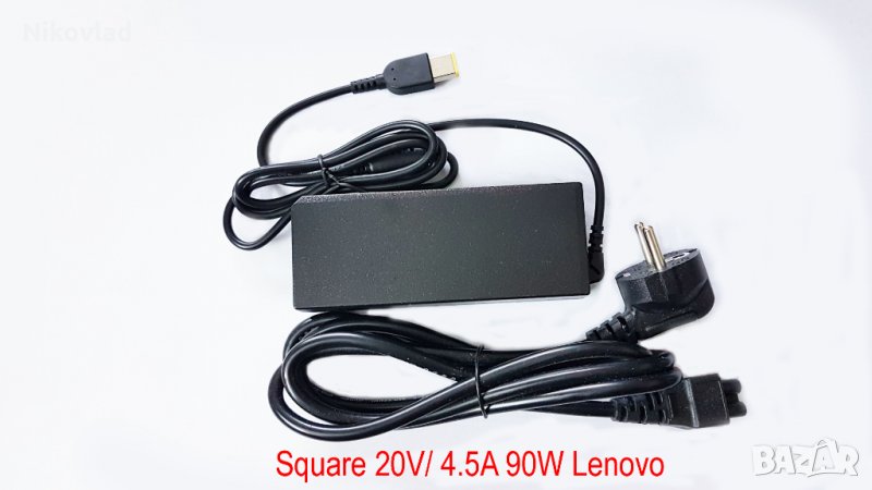 Зарядно за лаптоп Lenovo - Square 20V/ 4.5A / 90W, снимка 1