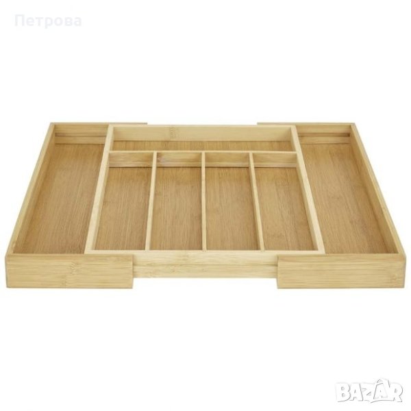 Разтегателна кутия за прибори от бамбук, снимка 1