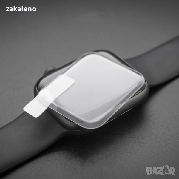 UV стъклен протектор Apple Watch 9/10/11/SE 40/41/42/44/45/46/49 Ultra, снимка 1