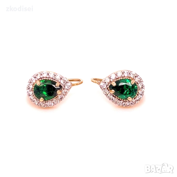 Златни обеци 3,16гр. 14кр. проба:585 модел:34418-3, снимка 1