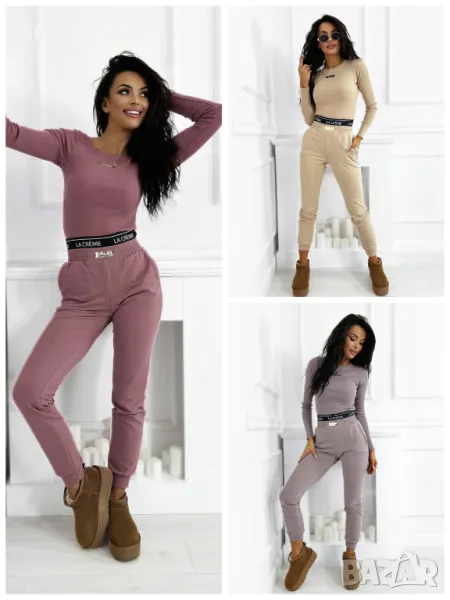 Sleepy Mood Дамски моден преходен комплект от две части, 3цвята , снимка 1