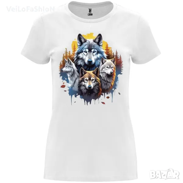 Нова дамска тениска с Вълци, снимка 1
