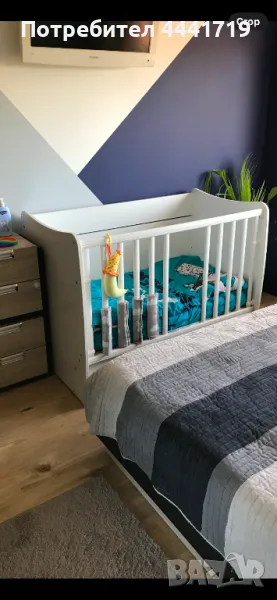 Бебешко легло Loreli + матрак, снимка 1