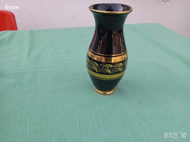 Стара керамична ваза , снимка 1