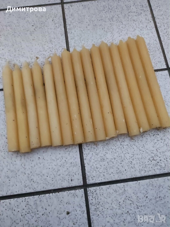 Дебели свещи 20см., снимка 1