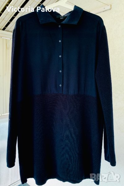 COS Швеция риза/туника коприна и меринос, снимка 1