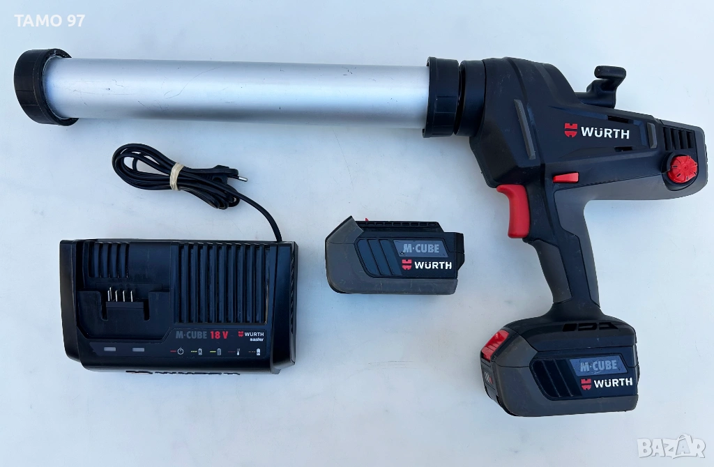 Wurth AKP 18-600 M-Cube - Акумулаторен пистолет за силикон 2x18V 5.0Ah, снимка 1