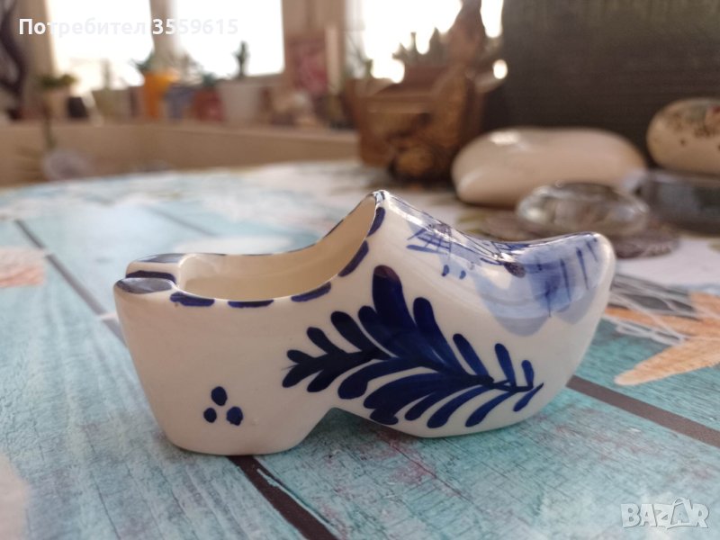 керамичен сувенир обувка от Холандия, снимка 1