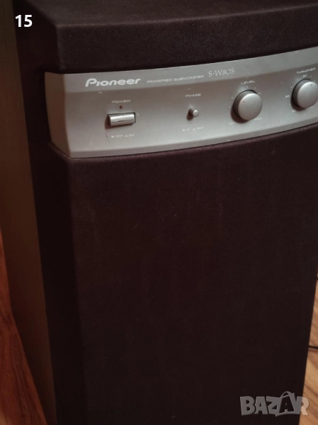Pioneer S-W80S активен субуфер 110W RMS, снимка 1