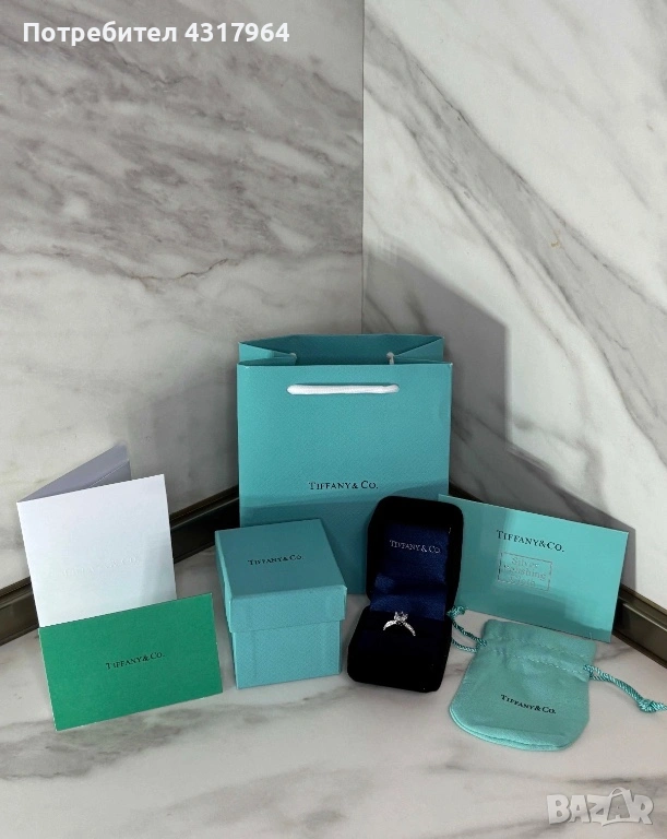 Пръстен Tiffany and co , снимка 1