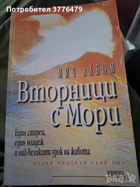 Вторници с Мори, Мич Албом, снимка 1