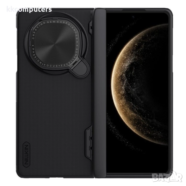 NILLKIN Super Frosted Shield Prop Калъф + Скрийн Протектор за Huawei Mate X6 – Черен, MagSafe, Камер, снимка 1