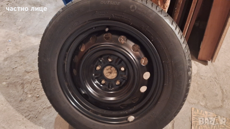 Перфектни гуми Michelin 205/60/16 с железни джанти 16" Toyota Avensis, снимка 1