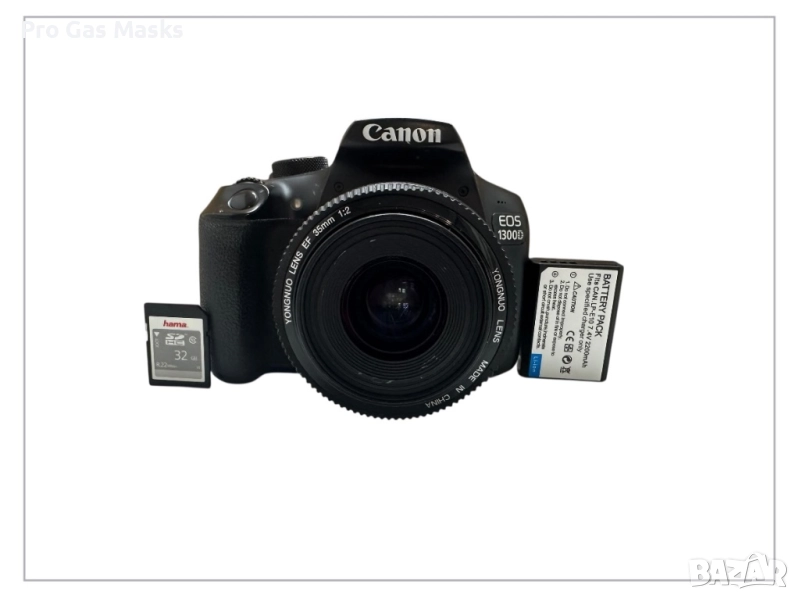 Professional Canon EOS 1300D Digital Camera 35 mm 18 Mega Pixels , снимка 1