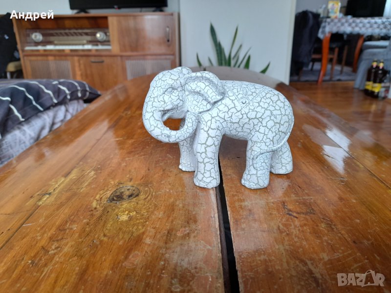Стар сувенир слон #6, снимка 1
