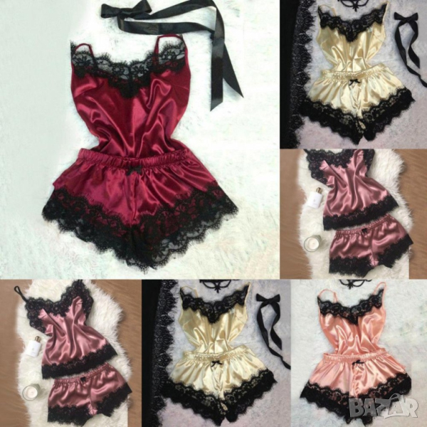 Елегантна дамска пижама, снимка 1