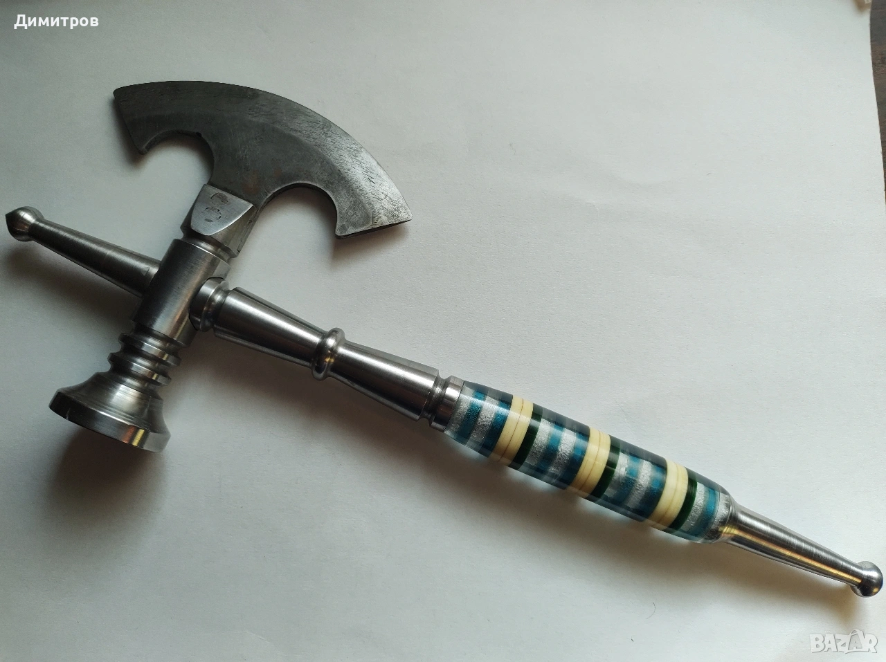 Масивна брадва ръчна изработка колекционерска , снимка 1