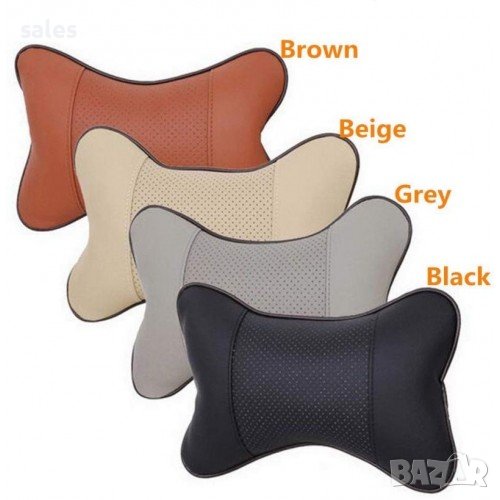 2бр. Кожени възглавници за седалка на автомобил, снимка 1