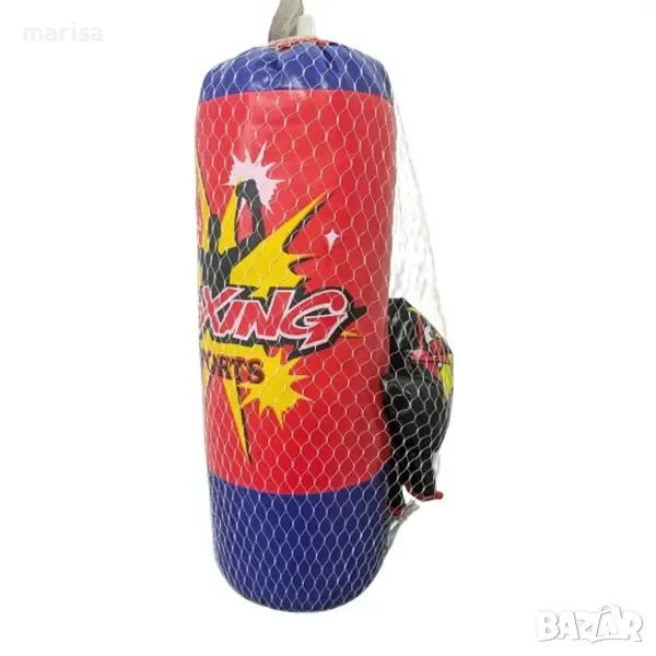Голяма боксова круша с ръкавици, в мрежа-102040, снимка 1