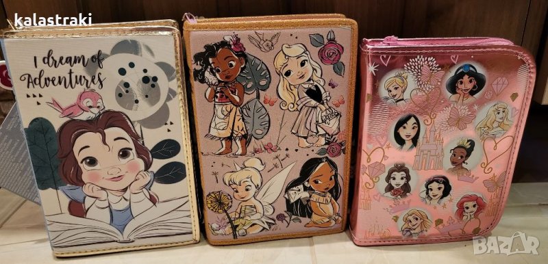 Прекрасен ученически несесер с Ариел, Елза и Анна, Принцесите, Бел, снимка 1