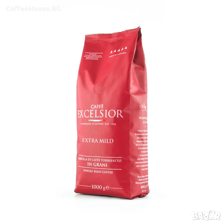 Италианско кафе на зърна за еспресо - Caffe Excelsior Extra Mild, 1 кг, снимка 1