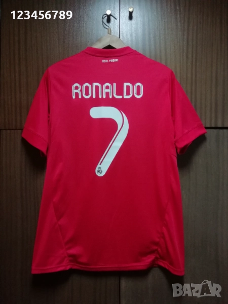 Real Madrid Cristiano Ronaldo Adidas оригинална тениска фланелка екип Реал Мадрид Роналдо червен, снимка 1