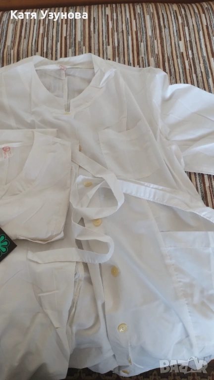 Бяла медицинска престилка, снимка 1