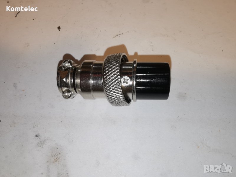 Конектор за станция поялник GX16 тип авиационен 7 входа женски, снимка 1