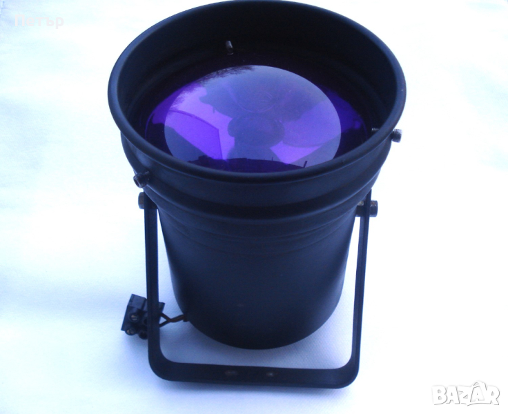 Диско светещ прожектор с цветен лилав филтър PAR 36, снимка 1