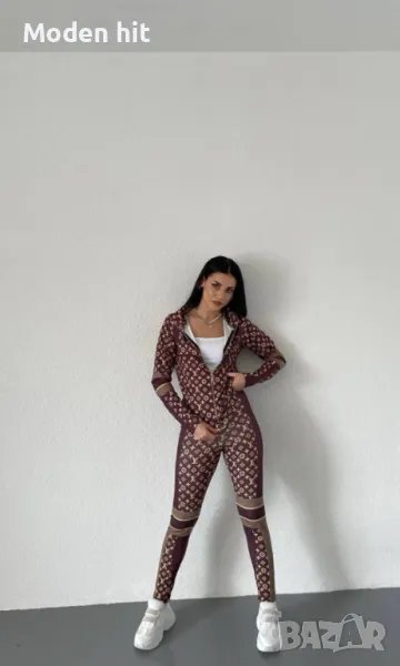 Последни бройки! Louis Vuitton дамски екип клин и горнище /полиамид/ висок клас реплика, снимка 1