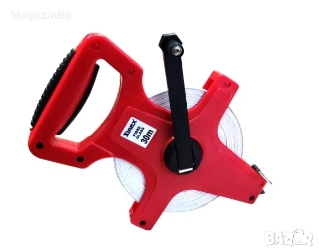 Ролетка от фибростъкло NO10, 30 метра, С ръкохватка и манивела за измерване , снимка 1