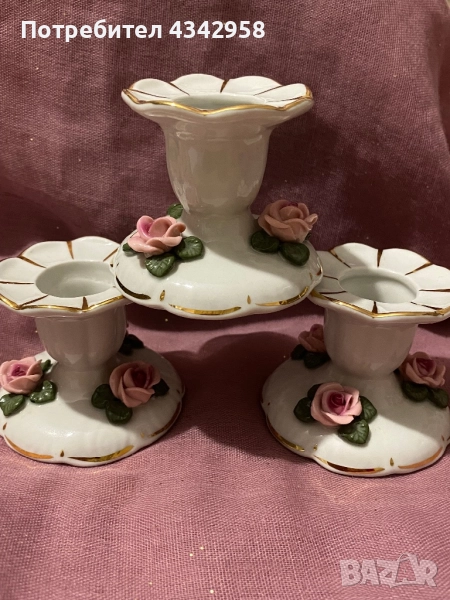 Dresden. Gerhard Knopf Bavaria.Свещници.1950-1960г., снимка 1