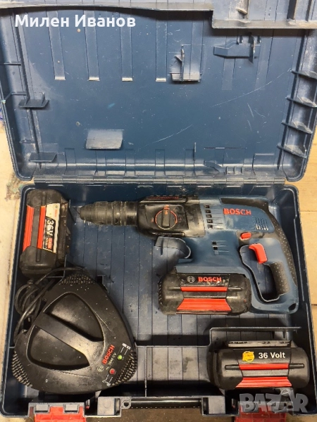 Перфоратор BOSCH GBH 36 VF-LI Professional + 3 батерии, снимка 1