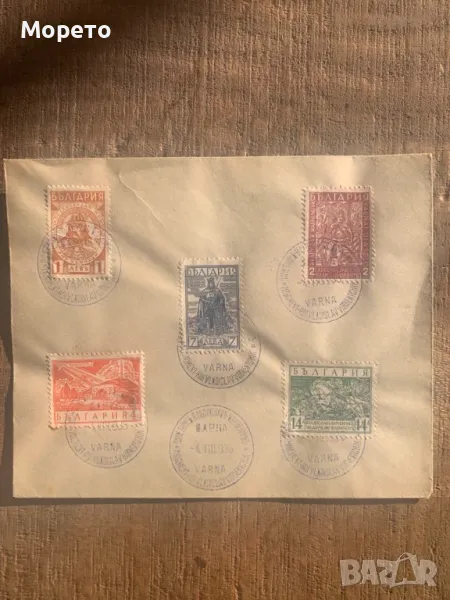 Първодневен плик-Паметник Владислав Варненчик-1935 год.-1, снимка 1