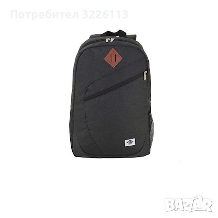 Pаница с регулируеми презрамки Lee Cooper Marl Backpack, цвят черен. , снимка 1