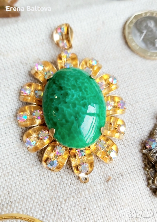   🌼Пендант  Медалион Висулка ретро от 70те ге, снимка 1